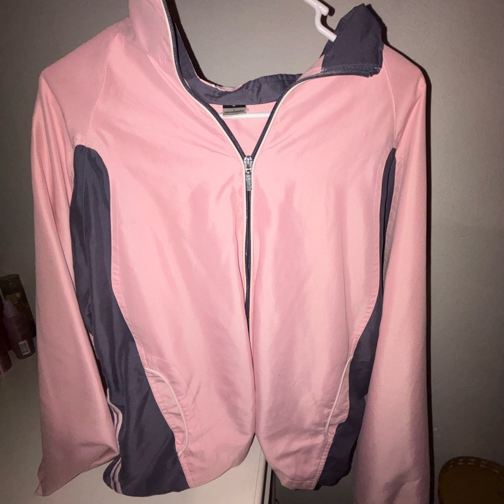 Women's Pink and Gray Jacket